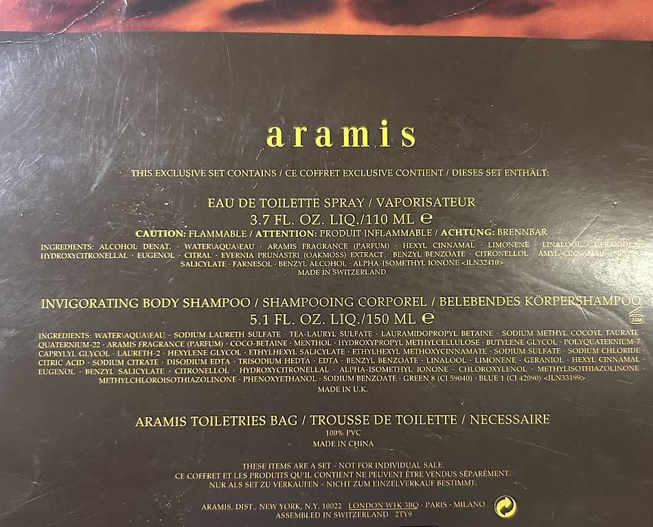Aramis Profumi & Eau de Toilette: Aramis profumo 110ML + Body Shampoo – Nuovo e nell'imballaggio originale da Rivera venduto da ValeShop 1
