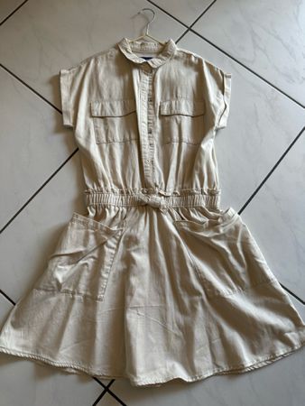 Okaidi Kleid beige Gr. 158 NEU