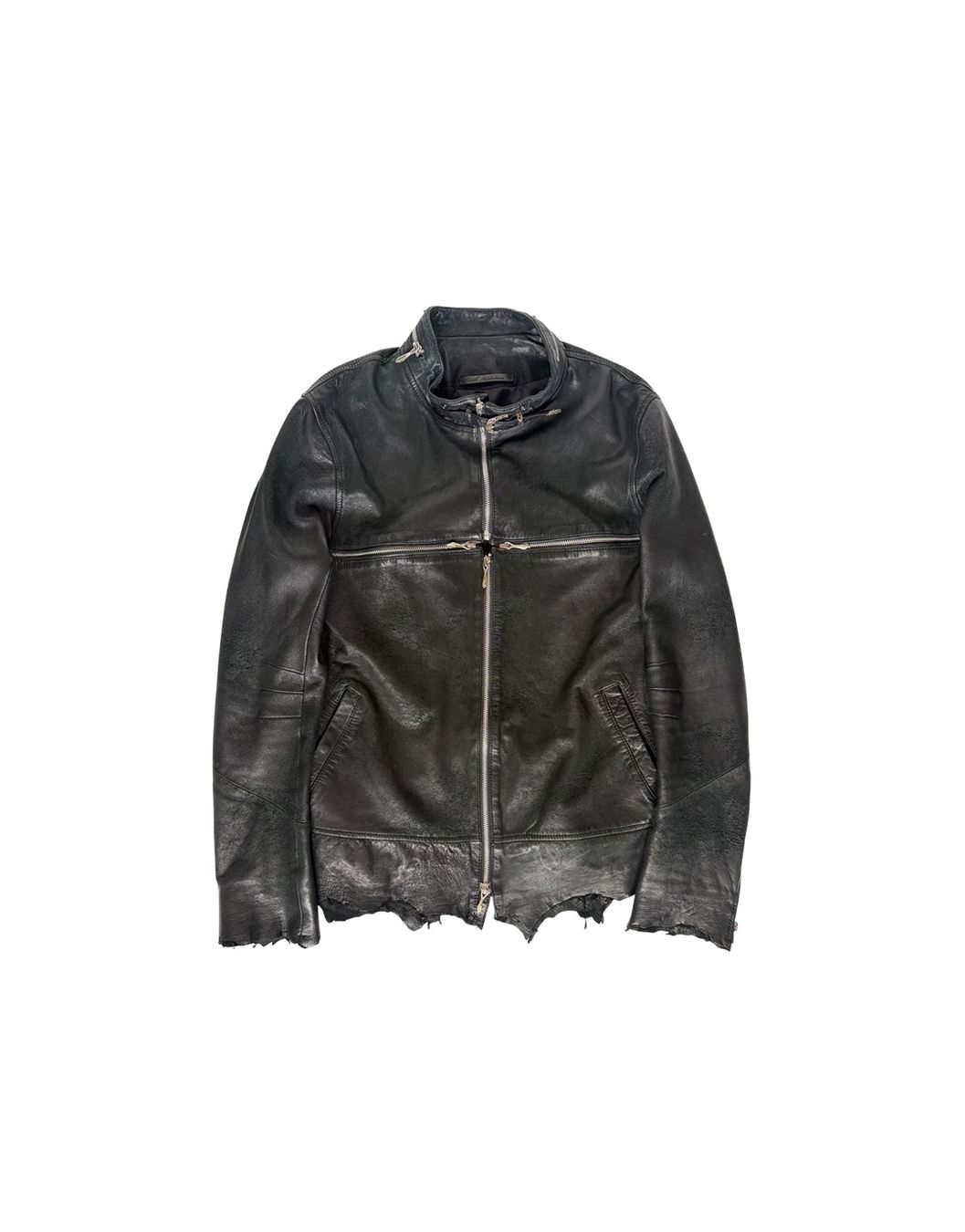 Jacken: 14th Addiction Cross Zip Fur Leather Jacket – Gebraucht aus Thierachern von n.webl 1
