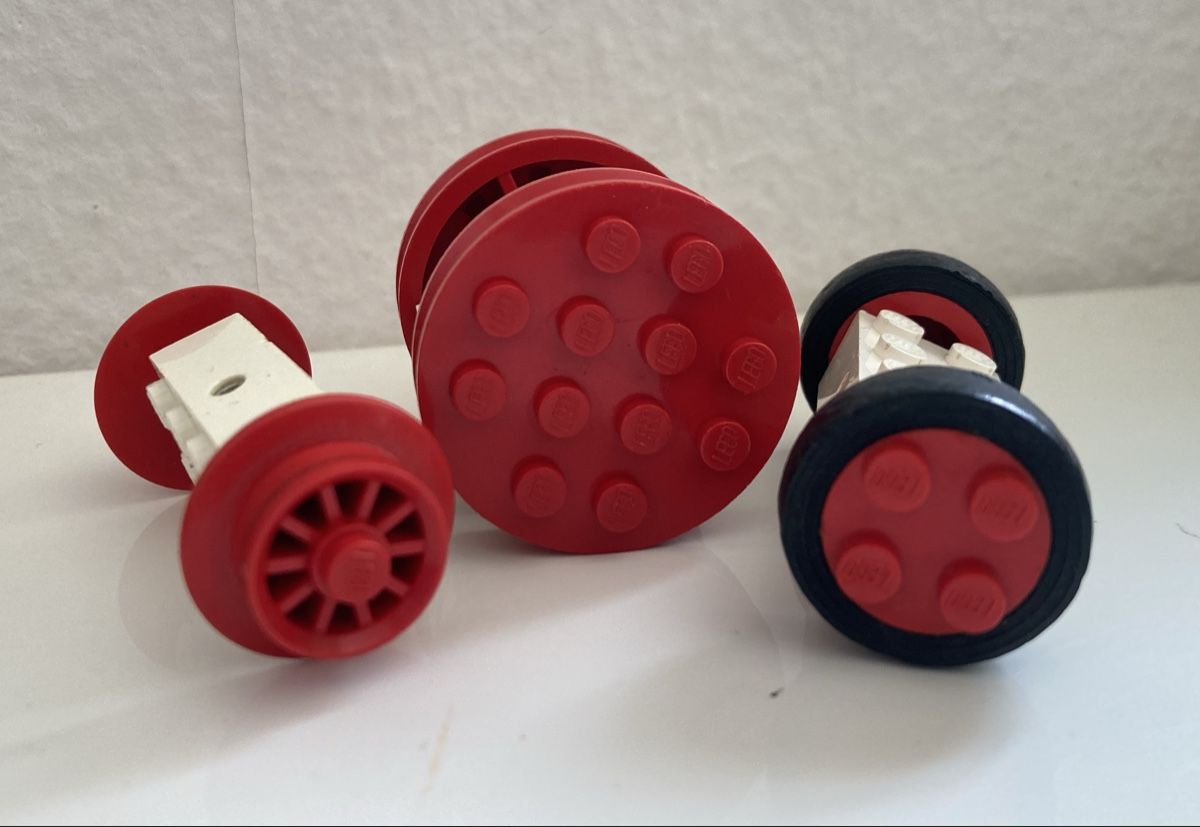 Lego Giocattoli: Konvolut alte Lego Achsen Räder Technik, Legoland – Usato da Rombach venduto da polymerase01