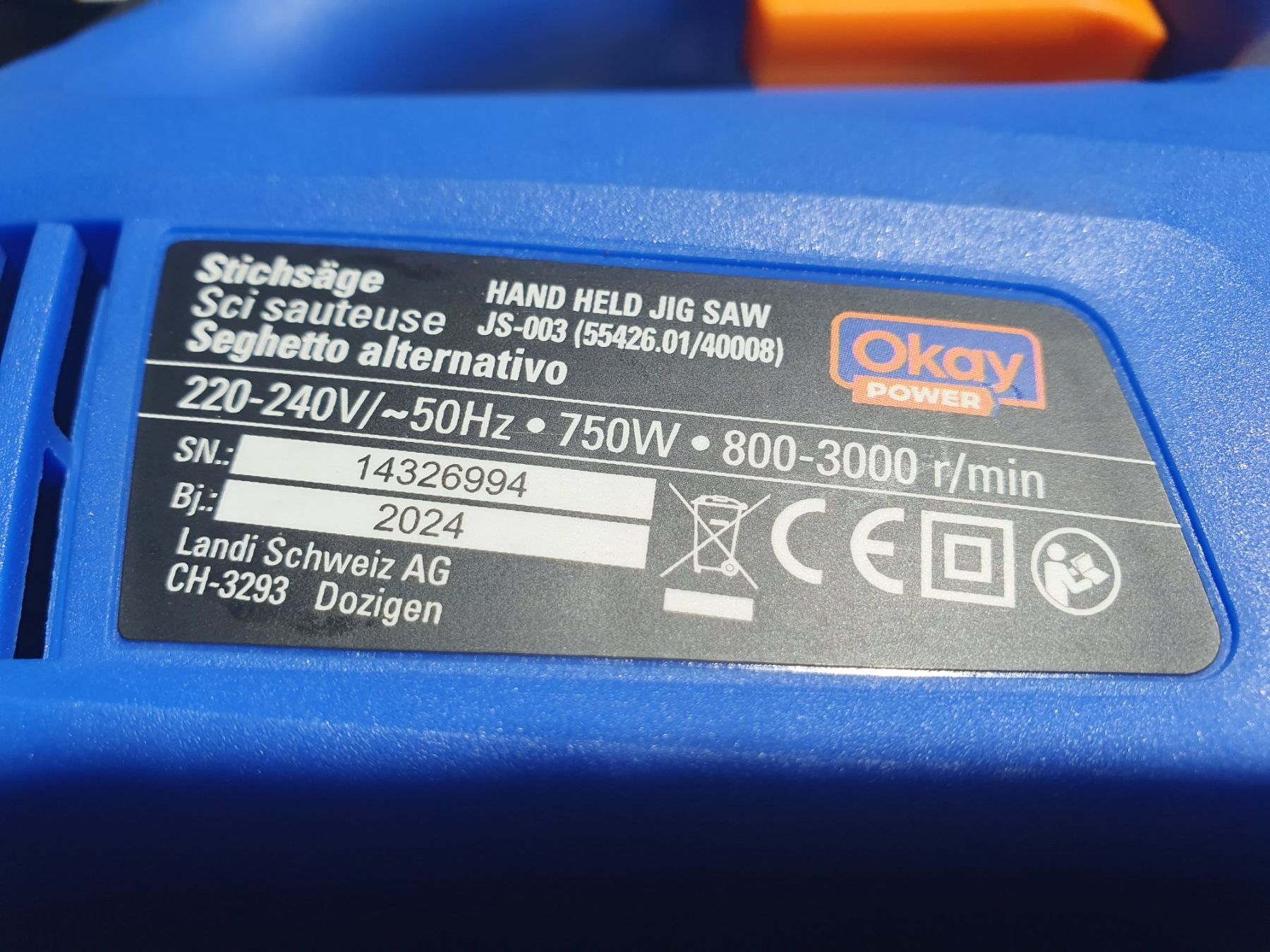 Seghe: Neuw Stichsäge von Okay – Nuovo (secondo la descrizione) da Reutigen venduto da beore 3