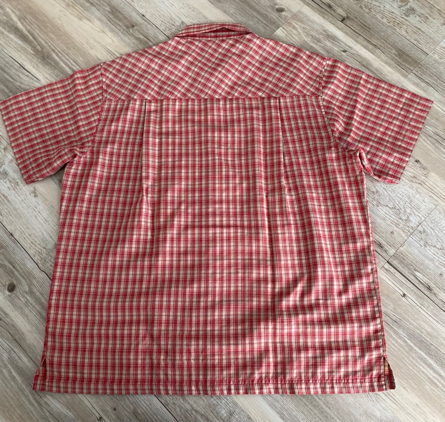 Camicie: Regatta SommerHemd, Rot/Beige Kariert – Usato da Hunzenschwil venduto da heb_blr9 1