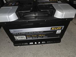 12V-AGM Starterbatterie (Autobatterie)