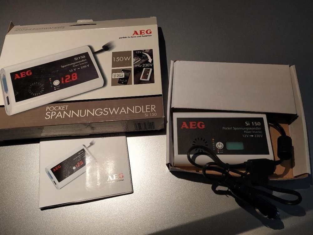AEG Automotive Modifizierter Sinus-Spannungswandler 1500 W, 12 V DC Auf