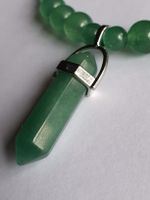 Collier Perles et Pendentif Jadéîte
