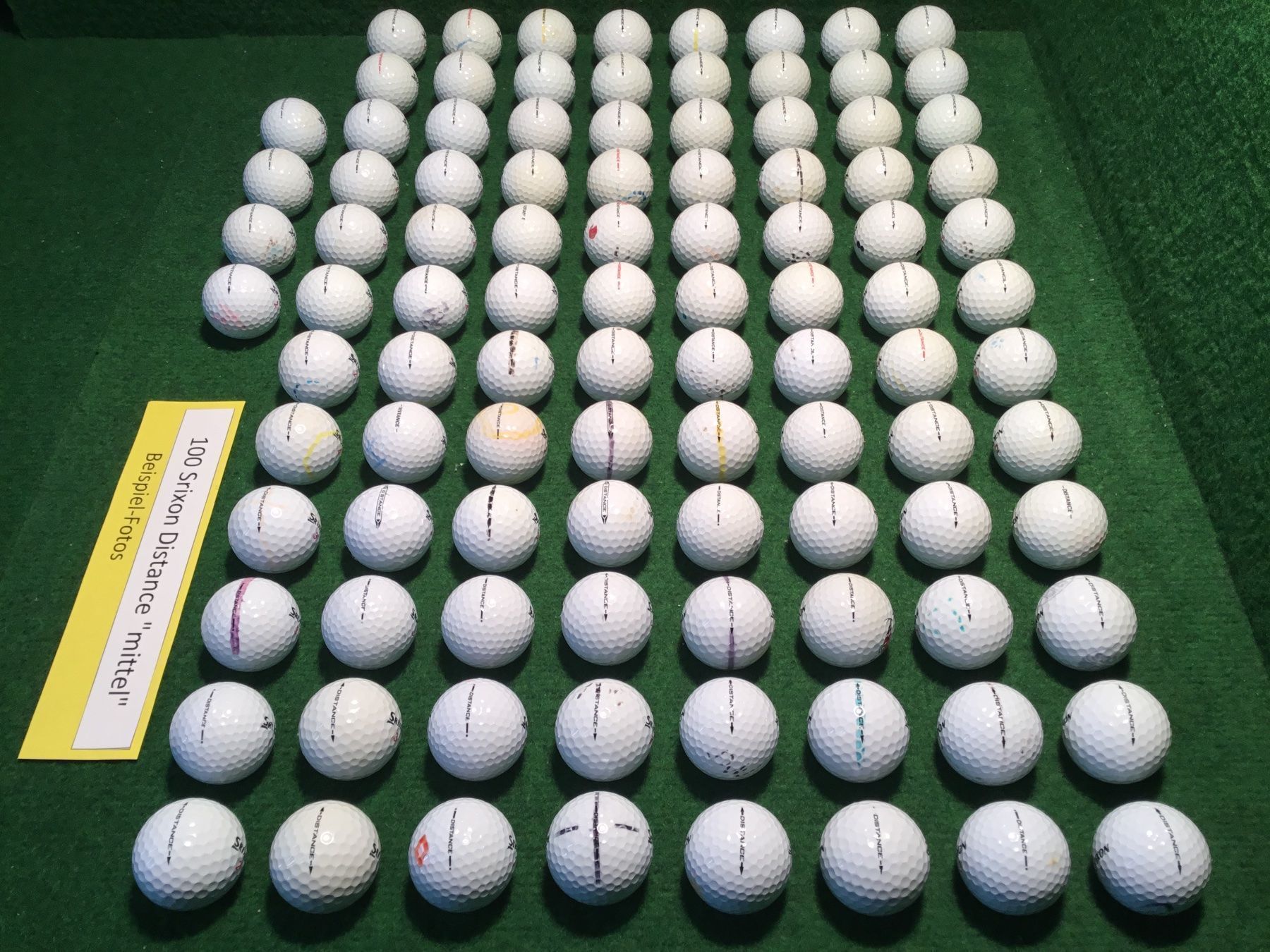 Palloni: 100 Golfbälle Srixon Distance (mittel) – Usato da Bergdietikon venduto da shimano4 6