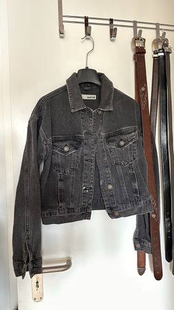 Jeansjacke Topshop grau Grösse 36