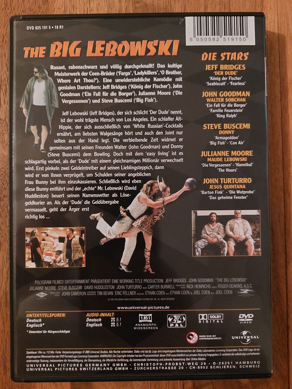 Tutti i DVDs: DVD - The Big Lebowski – Usato da Rheinfelden venduto da FilmAuktion 1