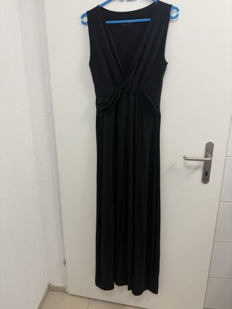 Sommerliches Maxikleid, schwarz, Grösse 38, Top Zustand