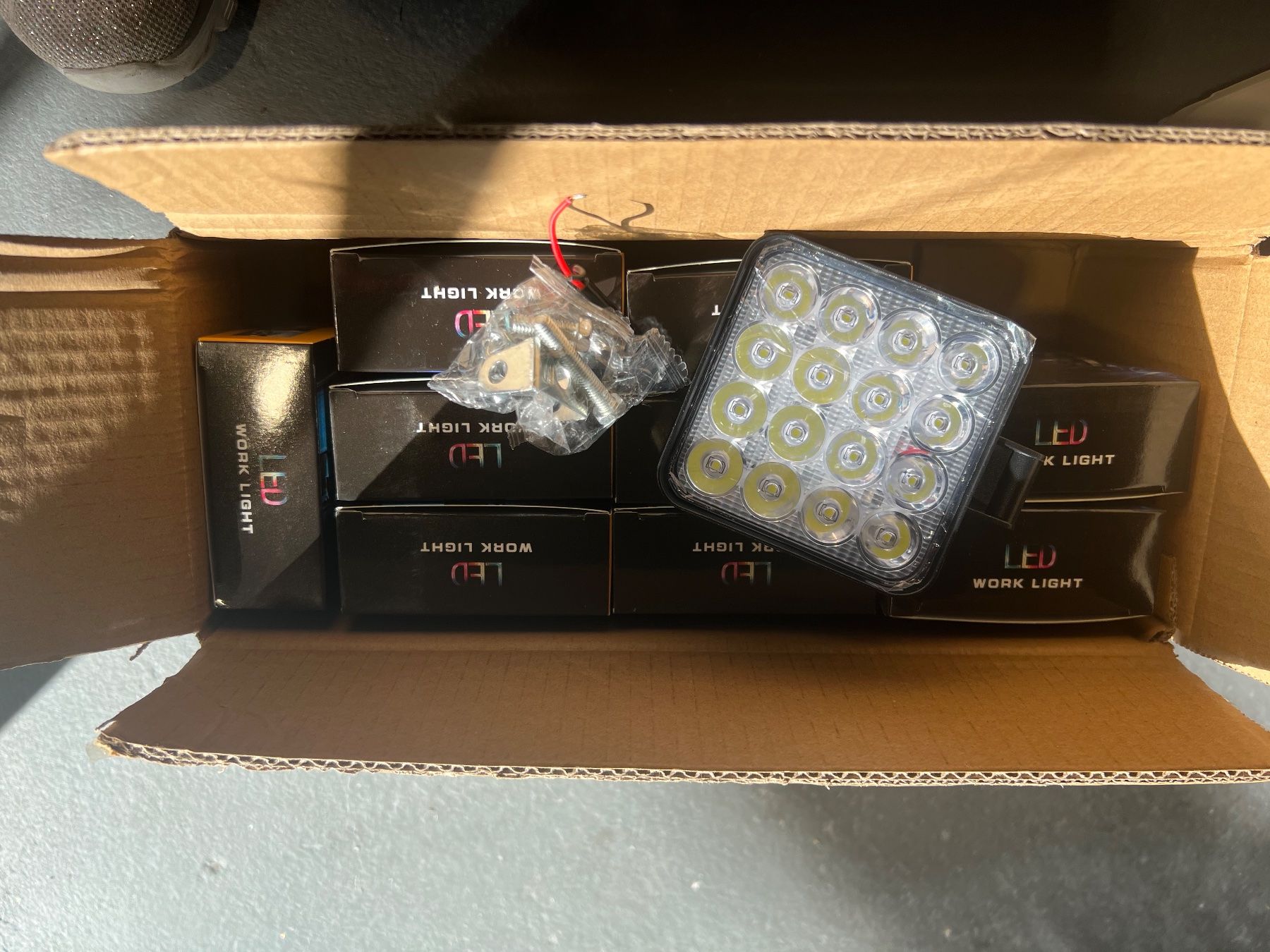 Scheinwerfer: 10x 8 w arbeitsscheinwerfer Neu – Neu und originalverpackt aus Amriswil von JaJa-Express