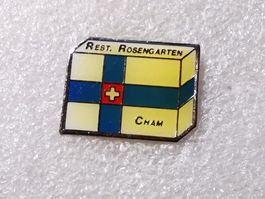Ansteckpin 62: Restaurant Rosengarten Cham