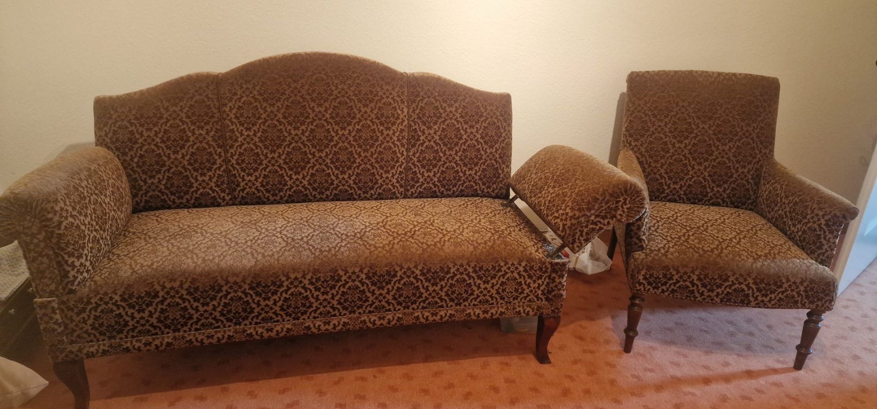 Divani: Rustika Vintage Sofa + Sessel – Usato da Bützberg venduto da tro_5gvc
