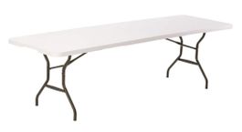 Klapptisch  weiß granit 244,5 x 76,1 x 73,6 cm