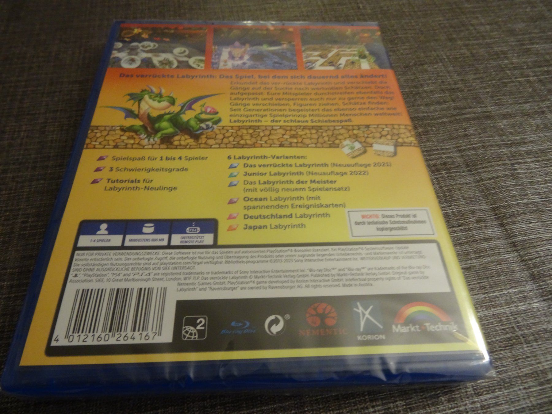 Sony Spiele: Das verrückte Labyrinth PS4 - Neu & OVP – Neu (gemäss Beschreibung) aus Olten von Disc-Ausverkauf 1