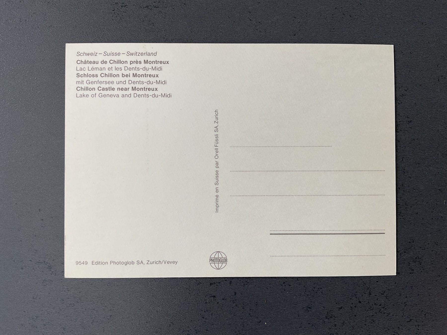 Cartoline postali: Schloss Chillon – Usato da Adliswil venduto da bei_2b57 1