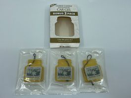 Yankee Candle Sparkling Snow Car Gel im 3er Pack - Rarität