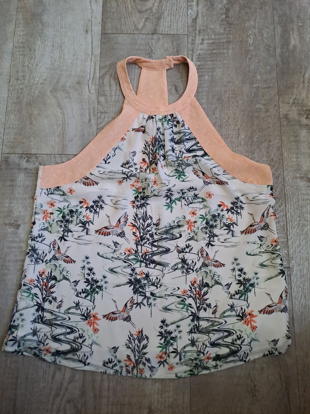 H&M Tops: H&M Top orange gemustert Gr. EUR 40 – Gebraucht aus Rickenbach LU von bishiida