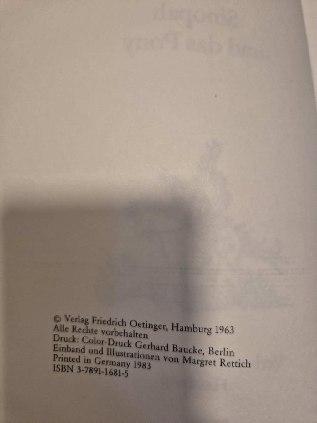 Libri: Kathe Recheis: Sinopah und das Pony, 1963, Jugendbuch – Usato da Adliswil venduto da Stardust11 2