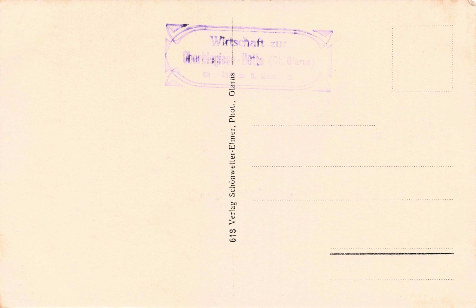 Cartoline postali: Oberblegisee – Usato da Biasca venduto da Blenio71 1