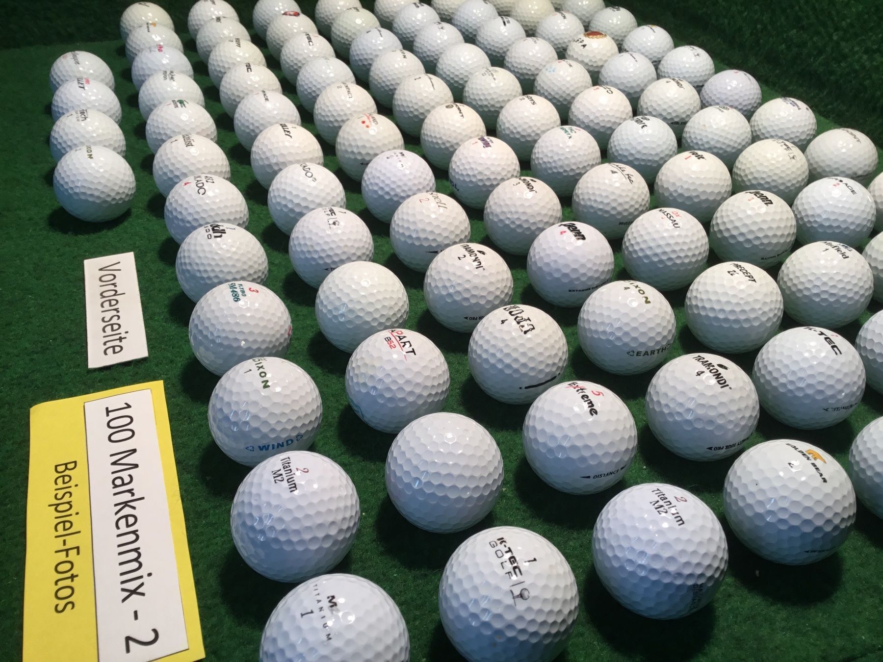 Palloni: 100 Golfbälle Markenmix (schön) – Usato da Bergdietikon venduto da shimano4 2