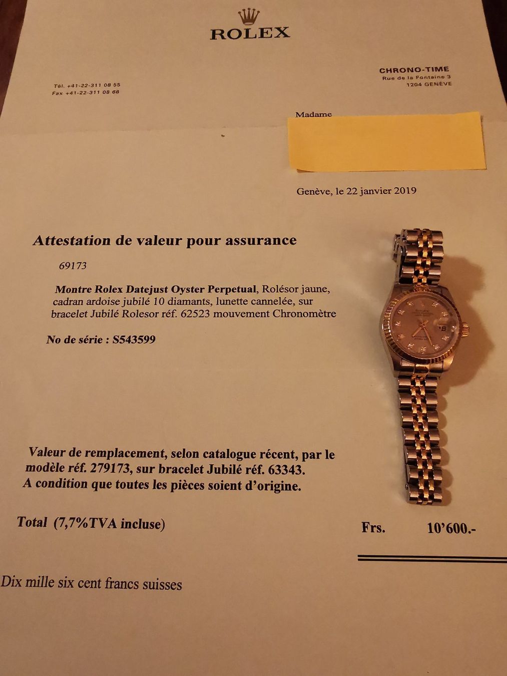 Rolex Orologi: Rolex Datejust Oyster Perpetual, diamants – Usato da Aïre venduto da charelgva 2