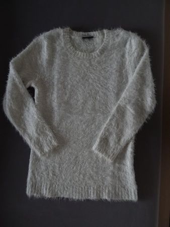 Pulli Pullover warmer Pullover Gr. 38/40 hellgrau