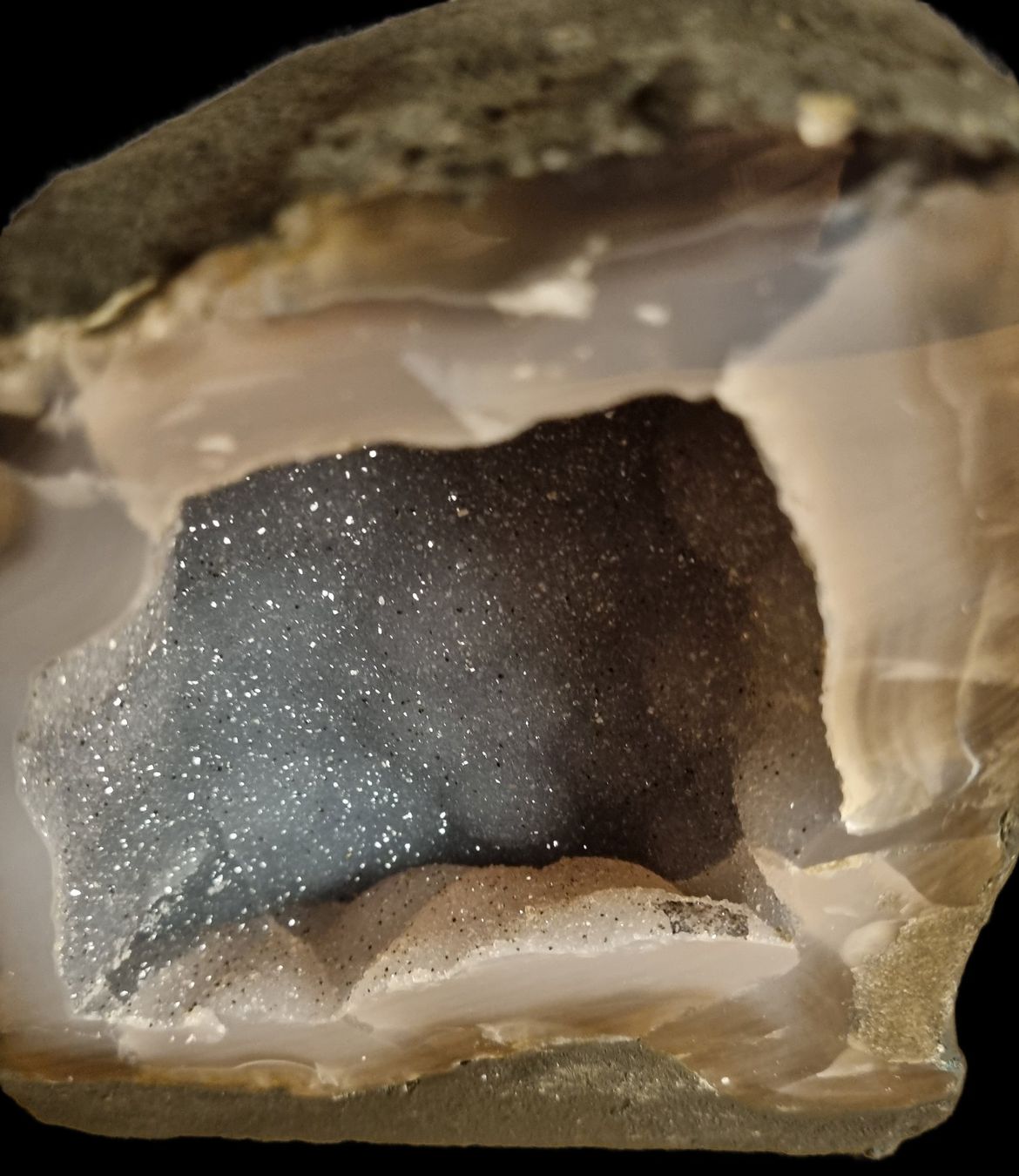 Mineralien & Heilsteine: Achatdruse – Gebraucht aus Eschenz von Bibas1 2