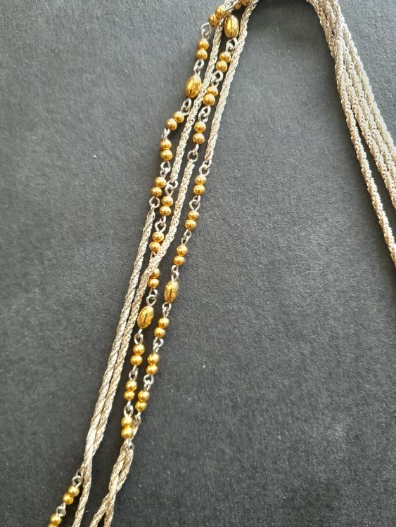 Collier De Soirée Vintage - Gros Pendentif Strass Argenté - Éclat Rétro