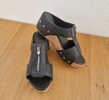 Sandale mit Absatz/Highheels ,schwarz ,Gr. 38,NEU