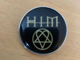 HIM Pin Anstecker Punk Rock Metal Pop