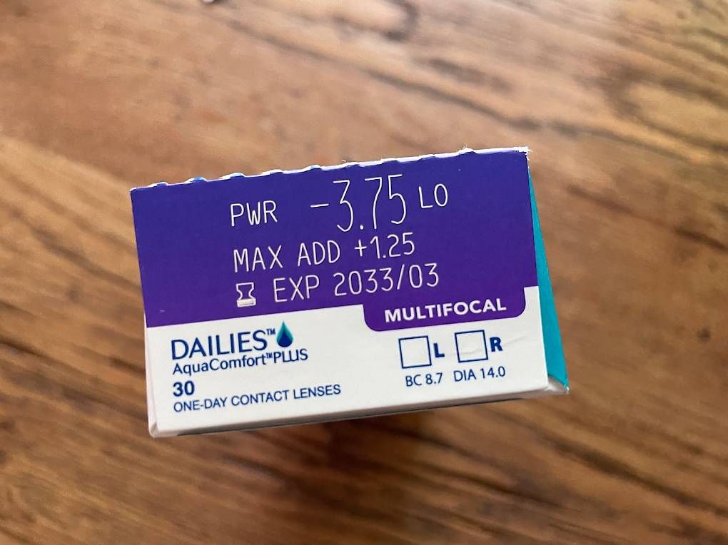 Lentilles de contact: DAILIES -3.75, Multifocal LOW, – Neuf avec emballage d'origine à Köniz par renoo 1