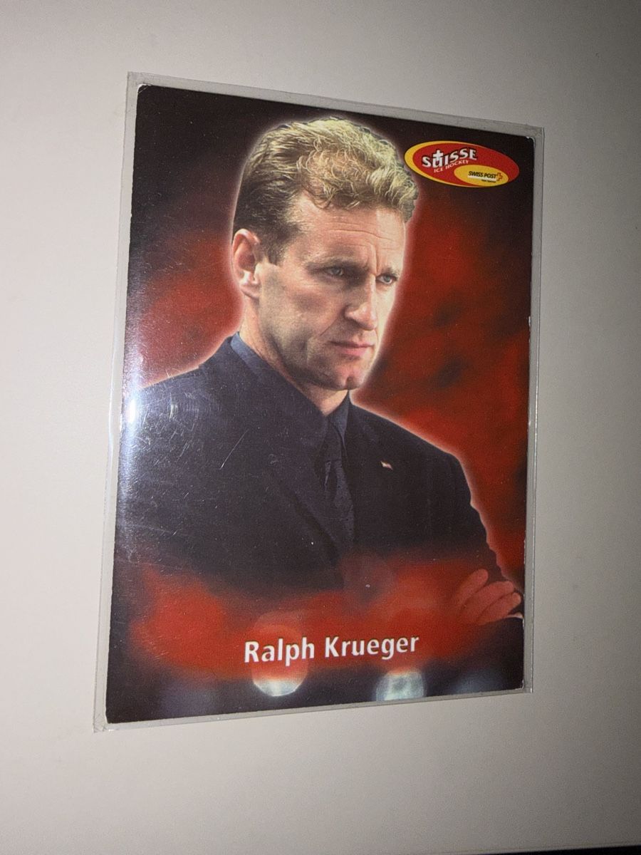 NHL Carte collezionabili: Ralph Krueger Hockey Card – Usato da Meierskappel venduto da Cc19