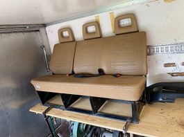 banquette centrale, siége 3 place de bus vw T3