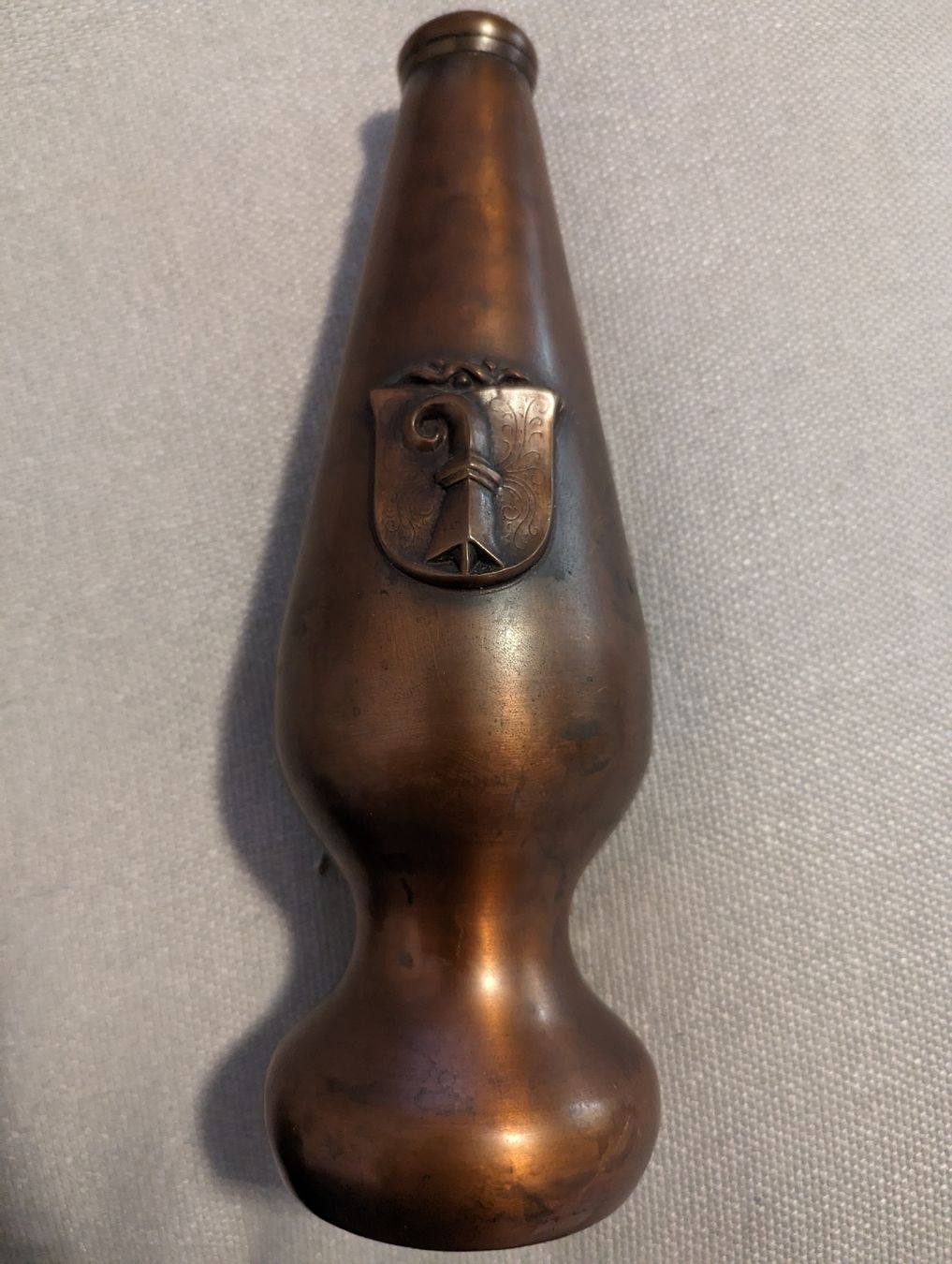 Vasi & Recipienti: Vintage Antik Kupfervase Basel ca 20cm – Usato da Baden venduto da swiss-alps 1