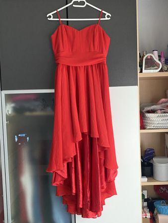Elegantes rotes Kleid Gr. 38