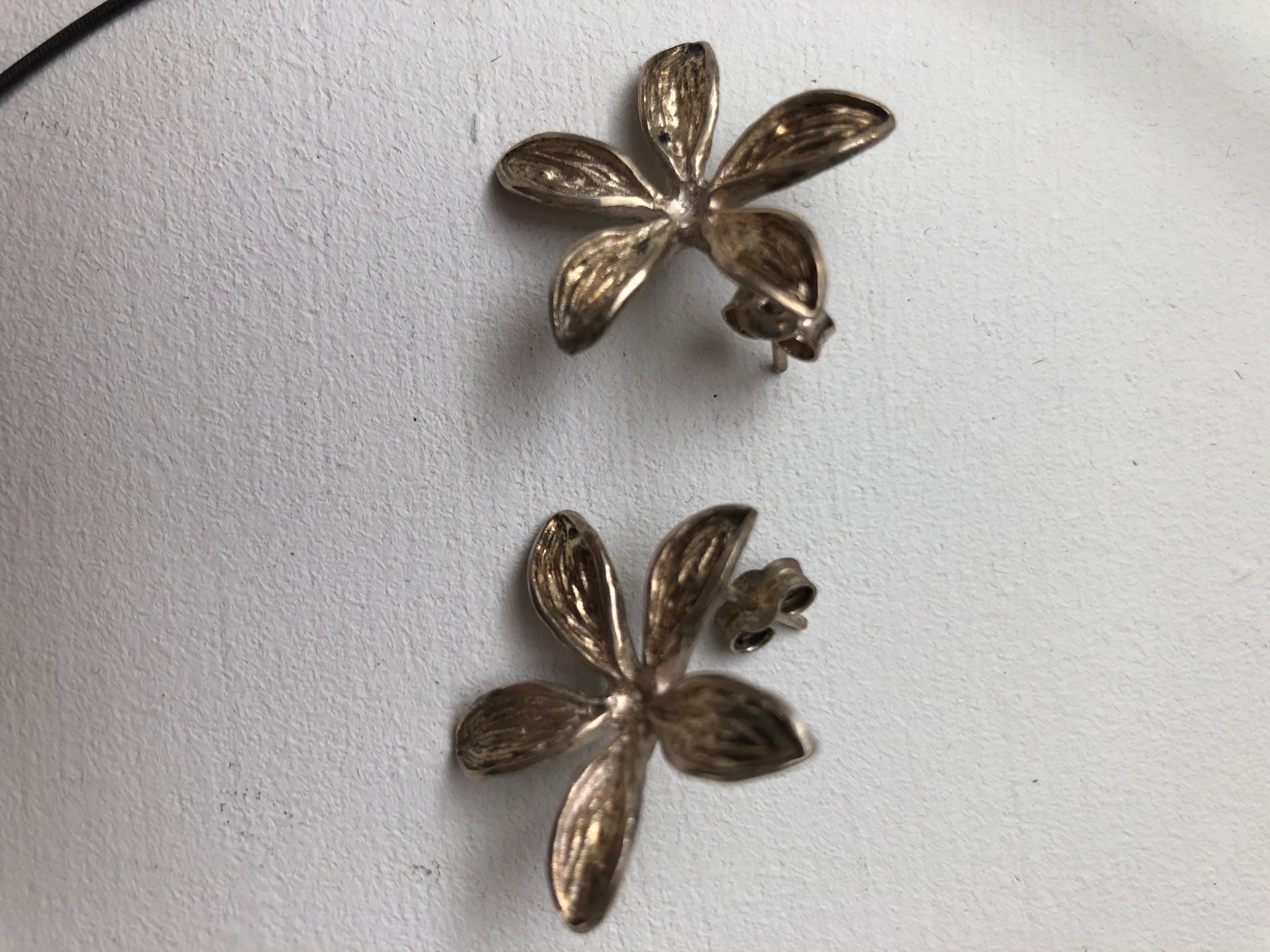Altri gioielli: 925-Silber- Kette und Ohrringe – Usato da Buchs-ZH venduto da Birikina 1