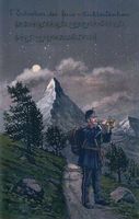 Armée Suisse, Le clairon devant le Cervin (701)