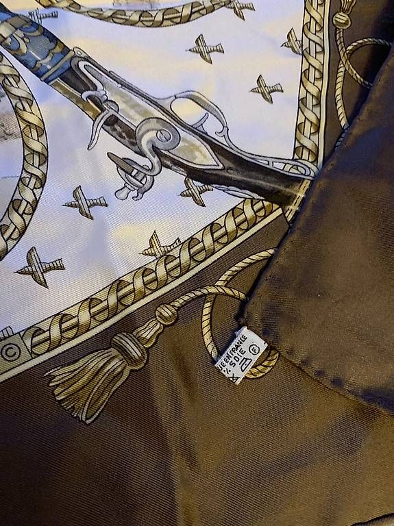 Hermès Foulard & Sciarpe: Hermès Seidentuch "La Chasse a Tir" von Ledoux – Usato da Richterswil venduto da Moii89 2