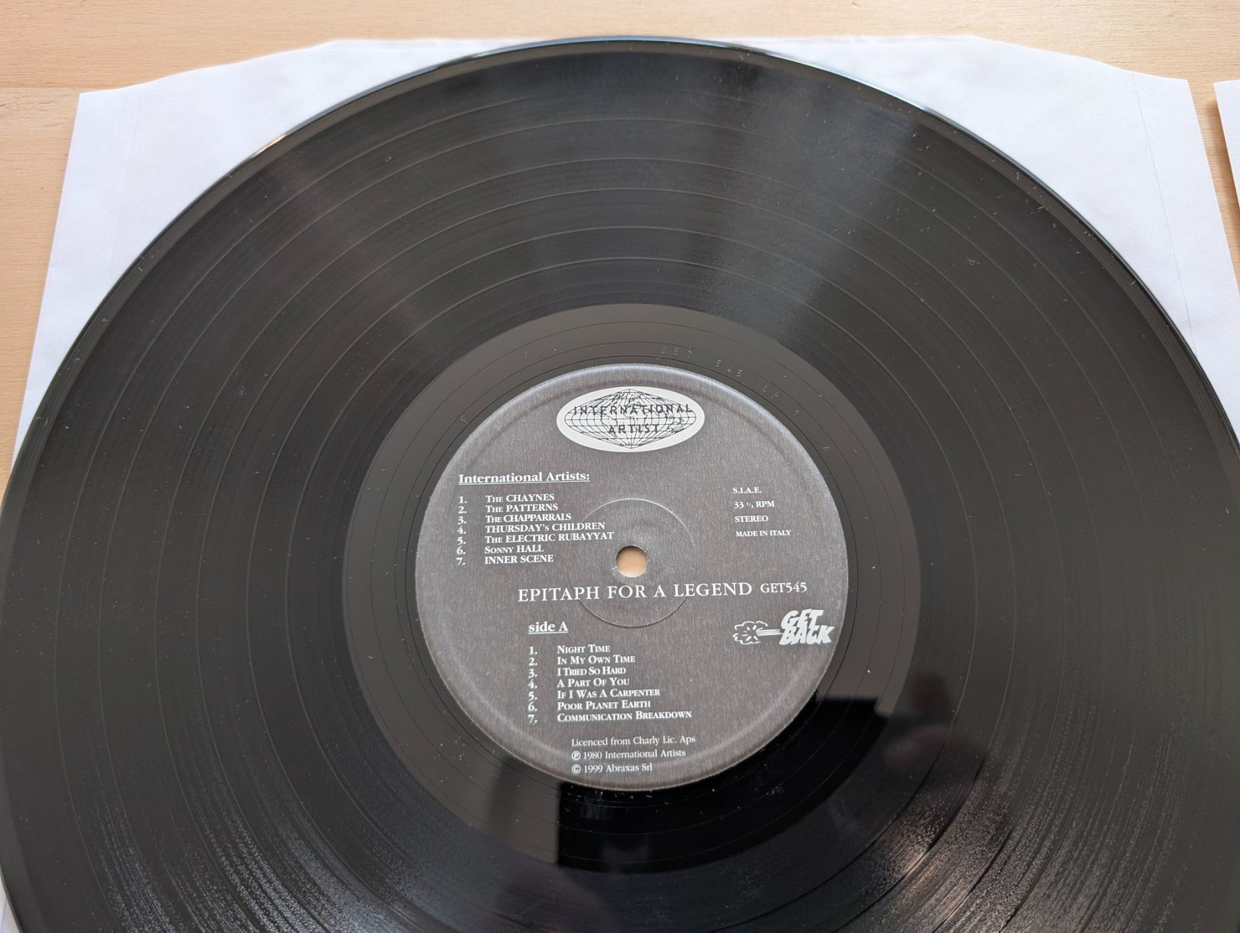 Schallplatten: Epitaph For A Legend  I 99 – Gebraucht aus Ebikon von soundundvielfalt 5