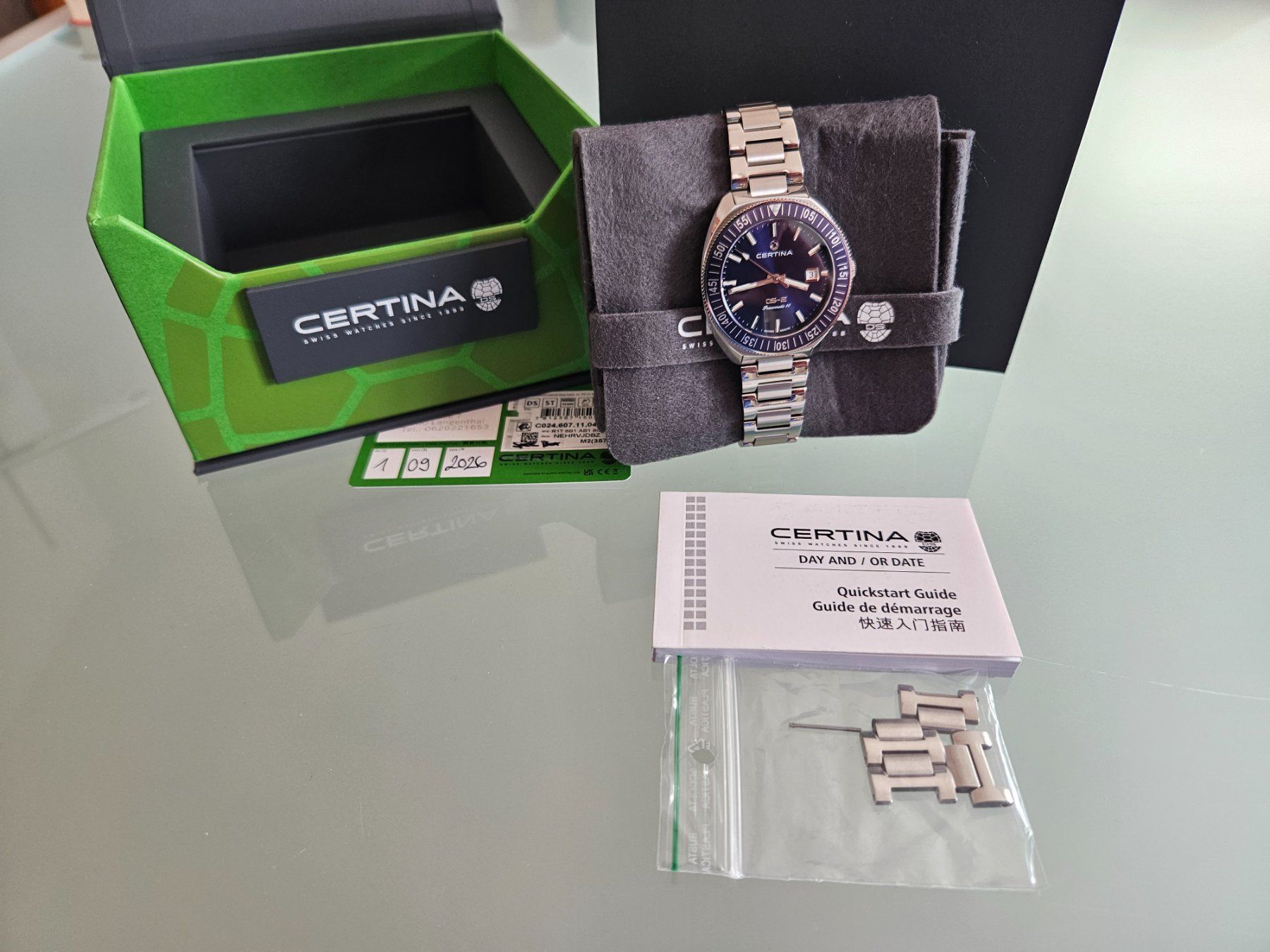 Certina Uhren: Certina DS-2 Powermatic 80 Automatic 200m Diver Fullset – Gebraucht aus Herzogenbuchsee von zloplio72