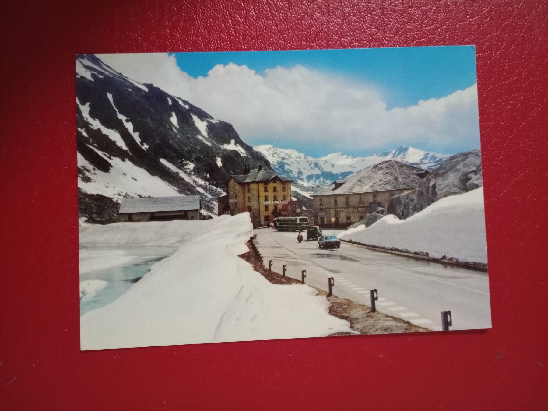 Ansichtskarten: AK Gotthard Passo del Gottardo Auto Bus – Gebraucht aus Küttigen von Melisch1000