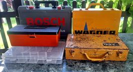 Werkzeugkisten-Kisten/Box Set: Bosch, Wagner, AEG, Vintage ?