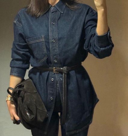 Reformation Oversize Denim Shirt