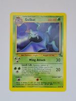 Pokémon Karte Golbat Fossil 34/62 guter Zustand