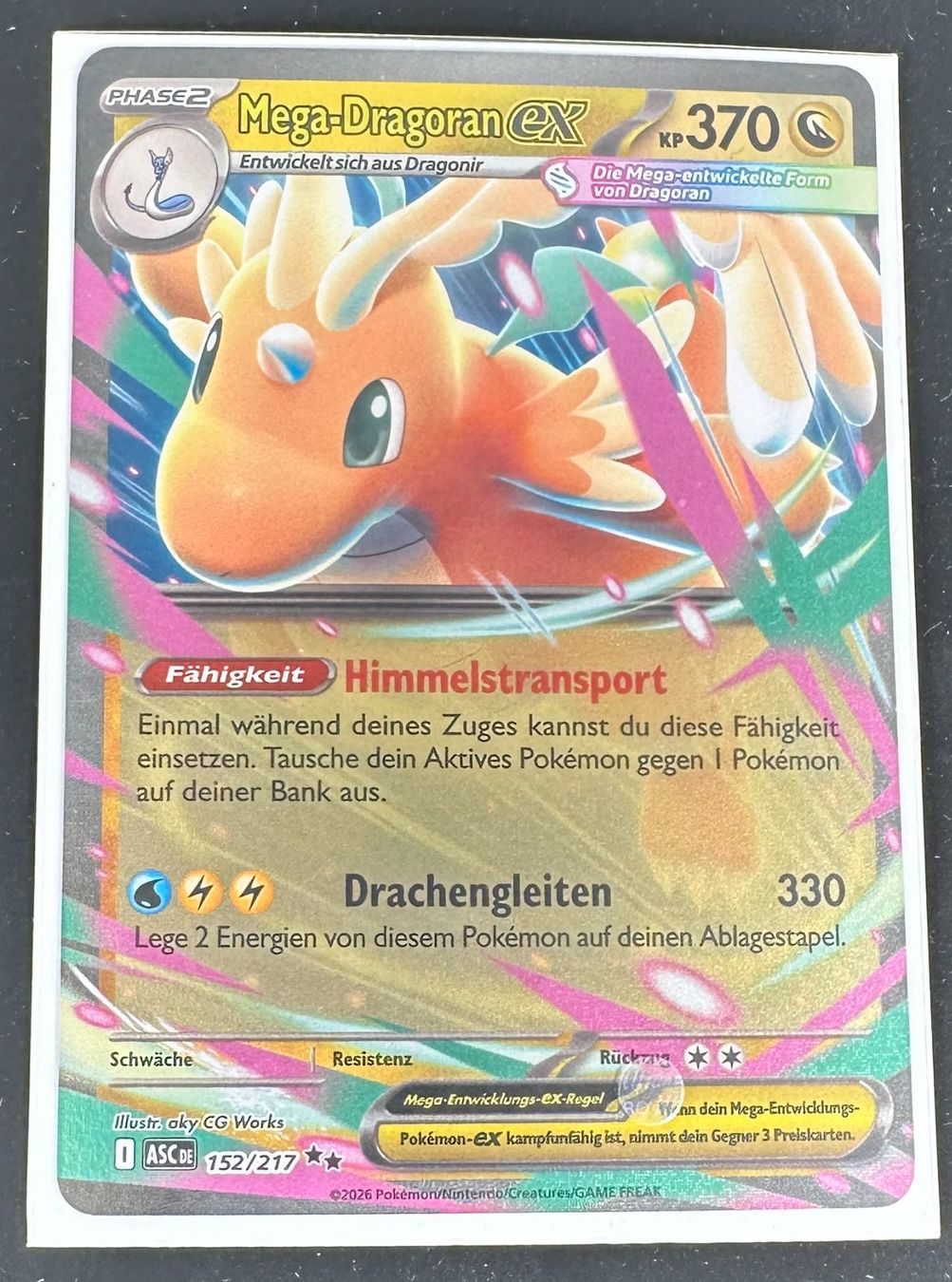 Pokémon Sammelbilder & Trading cards: Mega-Dragoran ex 152/217 Deutsch Pokémon – Neu (gemäss Beschreibung) aus Dübendorf von TrimTrend