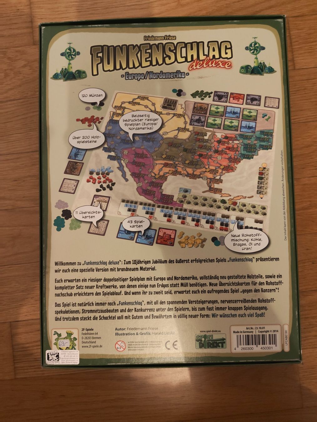 Spiele: Brettspiel Funkenschlag Deluxe – Gebraucht aus Niederrohrdorf von MystoganZ 1