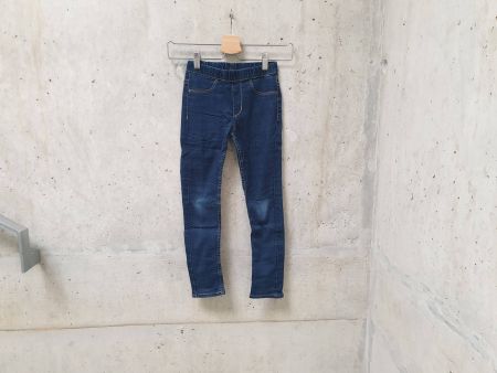 Jegging H&M, bleu denim foncé, fille, taille 128
