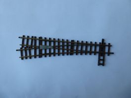 Bemo 4211 000 Handweiche links, 12 Grad, ca. 16,23cm