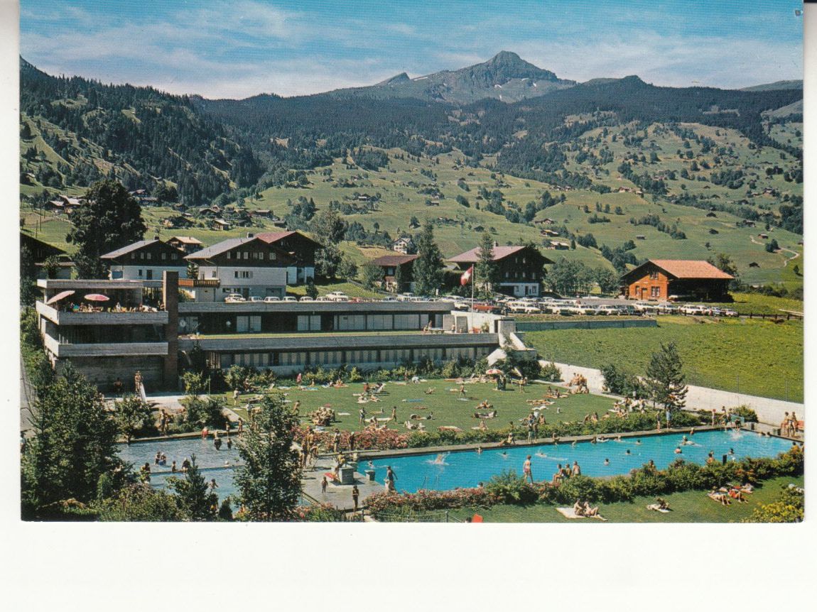 Cartoline postali: Grindelwald Schwimmbad ca. 1960 – Usato da Bürglen TG venduto da StampGraf