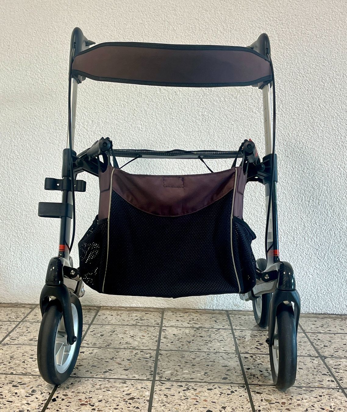Ausili per la deambulazione: Leichter Carbon Rollator Athlon SL XtraMobil. – Usato da Zürich venduto da Dmbz 5
